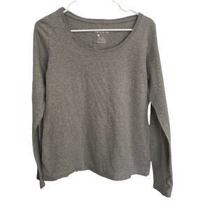 Nike Gray Long Sleeve Tee Shirt Sz M